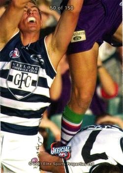 2001 ESP AFL Heroes #50 Troy Cook Back